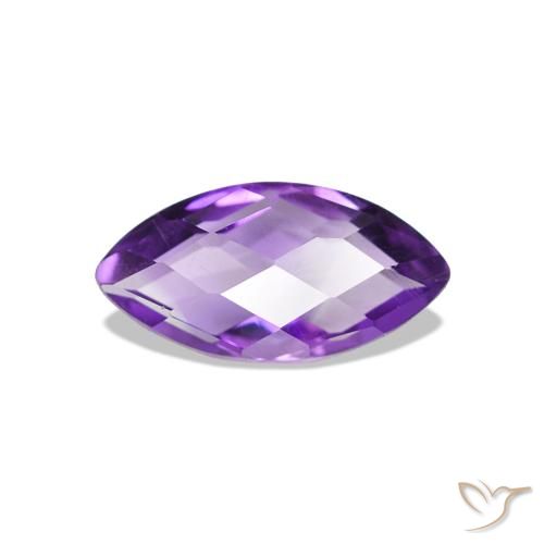Ametista Violeta Intenso Natural 0.58ct, Marquesa, VVS-VS