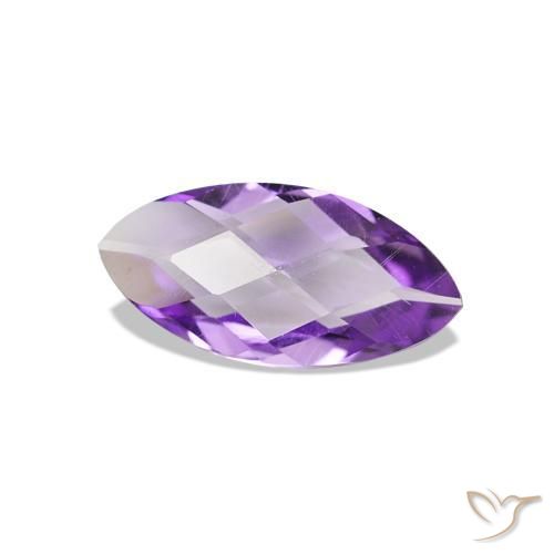 Ametista Violeta Intenso Natural 0.43ct, Marquesa, VVS-VS