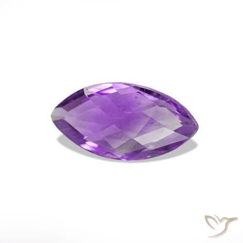 Ametista Violeta Rosado Profundo Natural 0.55ct, Marquesa, VS