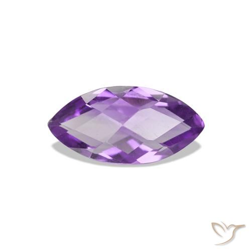 Ametista Violeta Profundo Natural 0.62ct, Marquesa, VVS