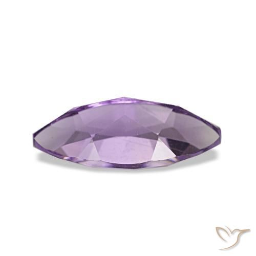 Ametista violeta natural 0,92ct, marquise, VS