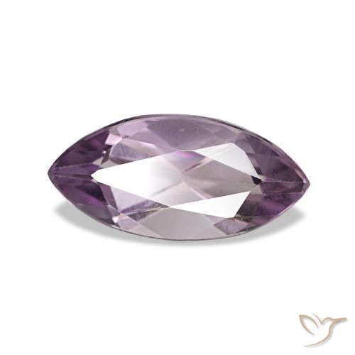 Ametista Violeta médio Natural 1.01ct, Marquesa, VVS-VS