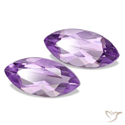 Pedras preciosas de Ametista Berinjela Violeta natural de 2.25 ct, Marquesa, VVS-VS