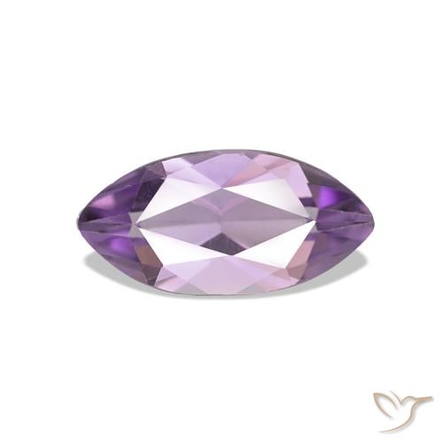 Ametista violeta natural 0,93ct, marquise, VVS