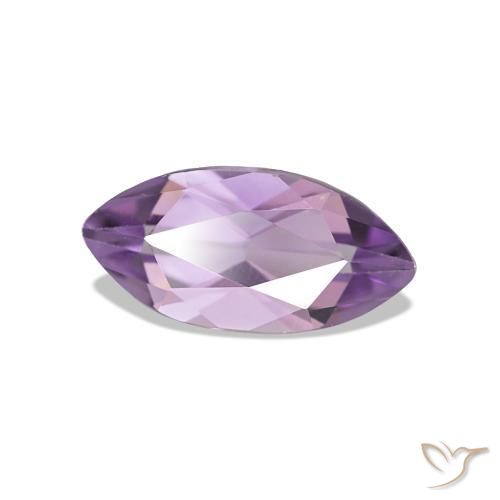 Ametista violeta natural 0,93ct, marquise, VVS