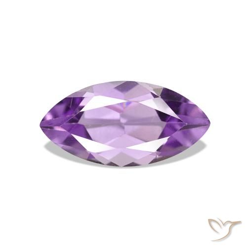 1.02ct Violeta Púrpura Médio Ametista, Marquesa, VVS-VS