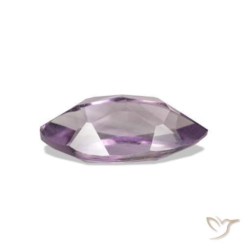 Ametista violeta médio natural 1,10ct, marquise, VVS-VS