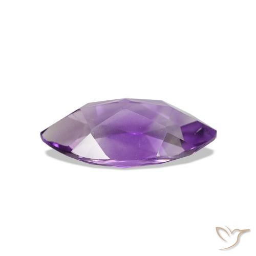 Ametista Violeta-rosa médio Natural 0.96ct, Marquesa, VVS-VS
