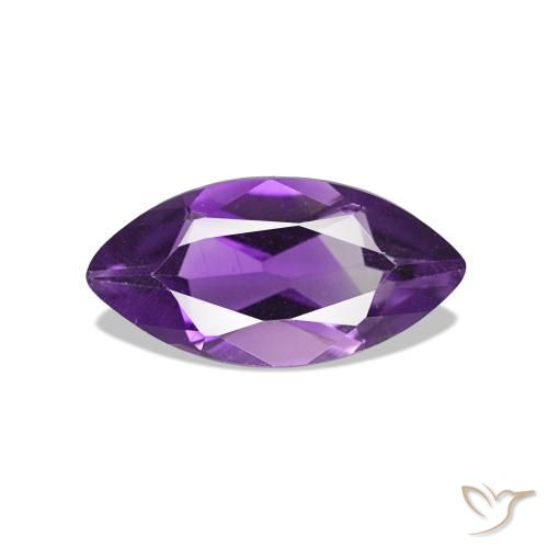 0.94ct Violeta médio Ametista Pedras Preciosas, Marquesa, VVS-VS