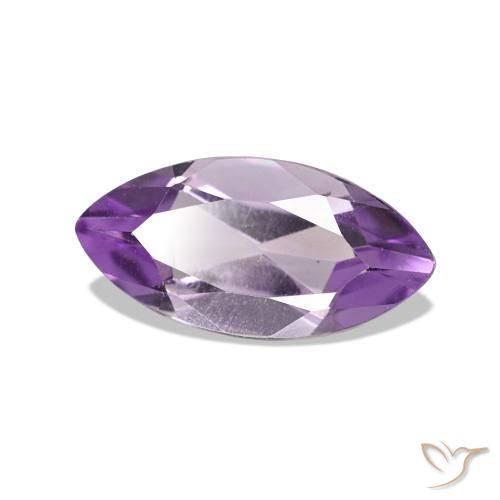 Ametista Violeta médio Natural 0.95ct, Marquesa, VVS-VS