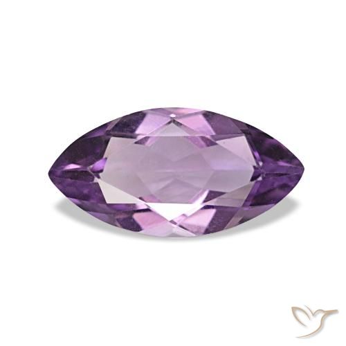 0.91ct Violeta Claro-Médio Ametista, Marquesa, VVS-VS