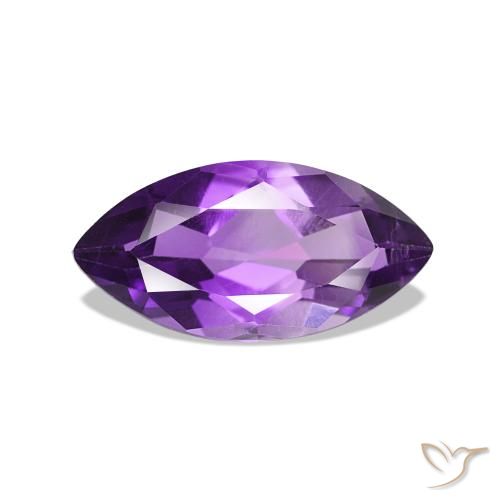 0.90ct Violeta médio Ametista, Marquesa, VVS-VS
