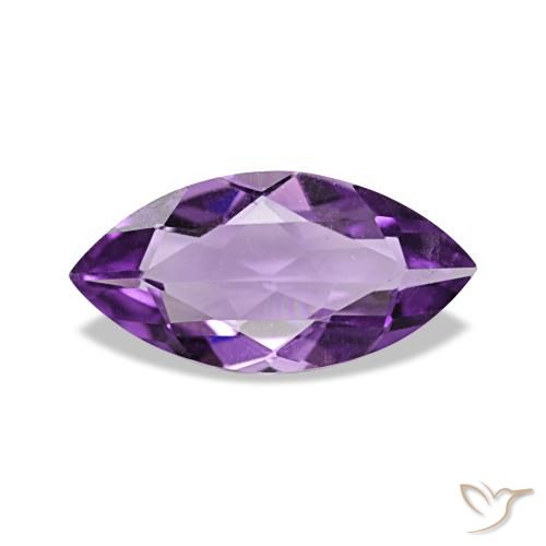 Ametista Violeta médio Natural 0.78ct, Marquesa, VVS-VS