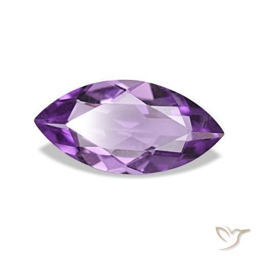 Ametista Violeta médio Natural 0.78ct, Marquesa, VVS-VS