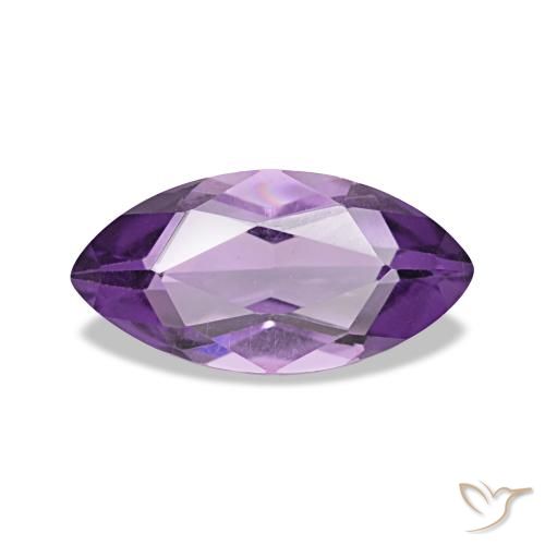 1.05ct Violeta Púrpura Profundo Ametista Pedras Preciosas, Marquesa, VVS-VS