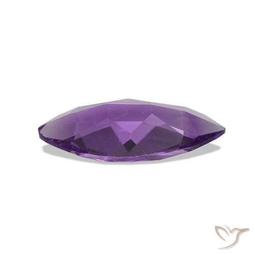 Ametista violeta natural 0,71ct, marquise, VS