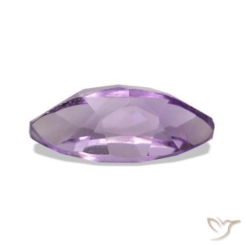 Ametista Violeta-rosa médio Natural 1.18ct, Marquesa, VS