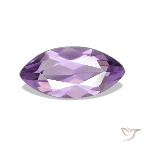 1.05ct Violeta Claro-Médio Ametista Pedras Preciosas, Marquesa, VS