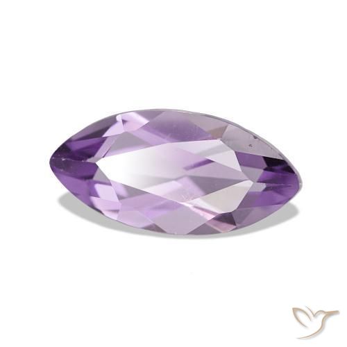 Ametista violeta natural 1,05ct, marquise, VS
