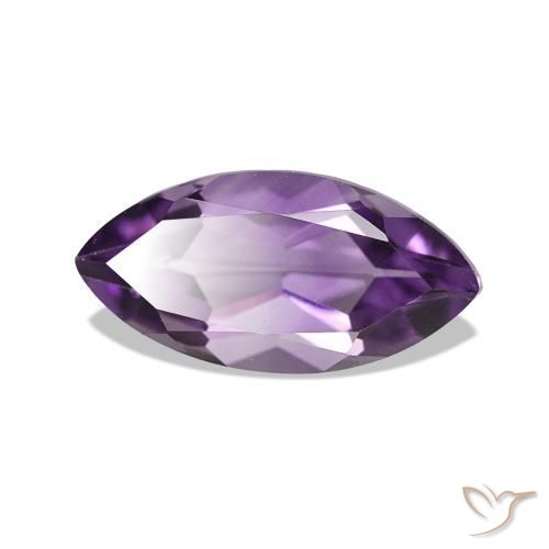 Ametista violeta natural 1,07ct, marquise, VS