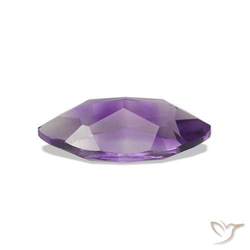Ametista violeta natural 0,97ct, marquise, VS