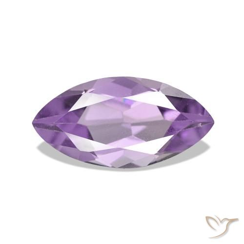 1.01ct Violeta médio Ametista Pedras Preciosas, Marquesa, VS
