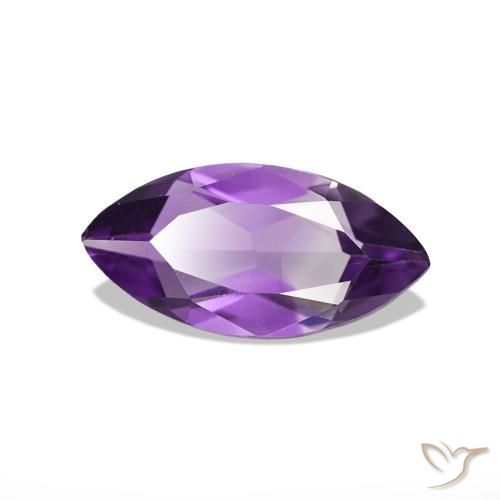 Ametista Violeta médio Natural 0.93ct, Marquesa, VS