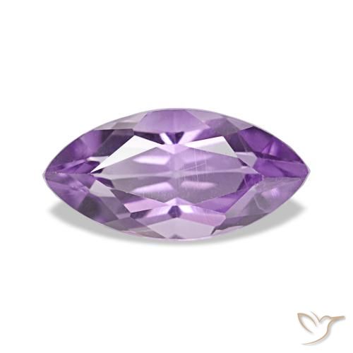 Ametista Medium Light Purplish-Violet Natural 1.12ct, Marquesa, VVS