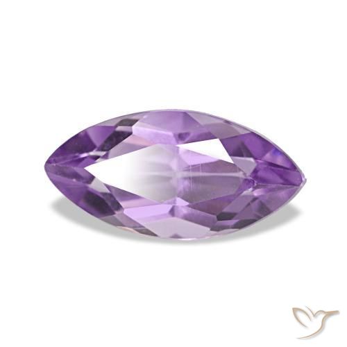 Ametista Medium Light Purplish-Violet Natural 1.12ct, Marquesa, VVS