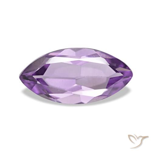1.02ct Violeta Claro-Médio Ametista Pedras Preciosas, Marquesa, VVS