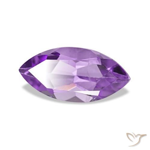 Ametista Medium Light Purplish-Violet Natural 1.02ct, Marquesa, VS