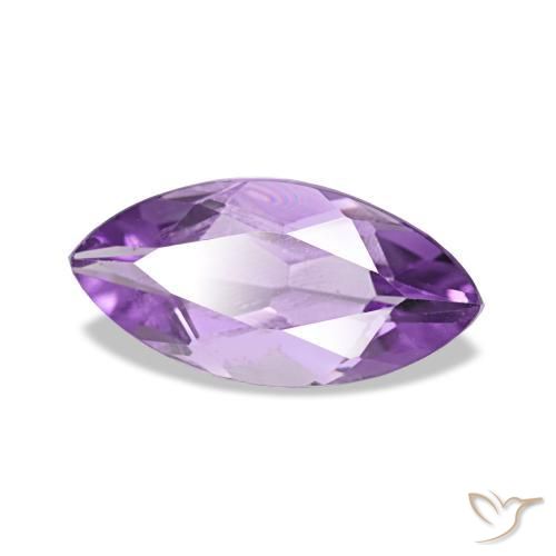 Ametista Violeta Púrpura Natural 0.98ct, Marquesa, VS