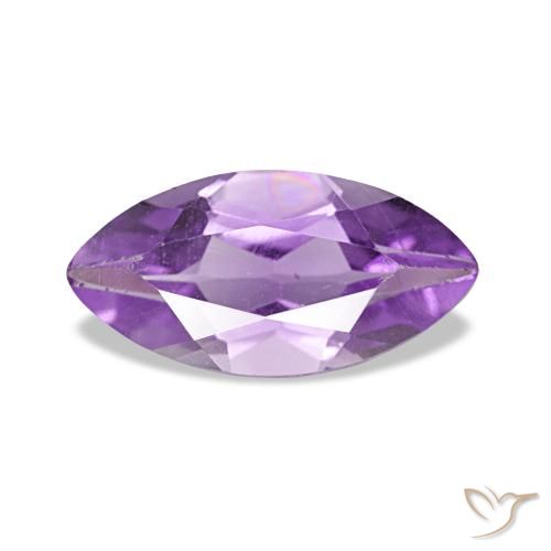 1.00ct Violeta Púrpura Ametista, Marquesa, VS