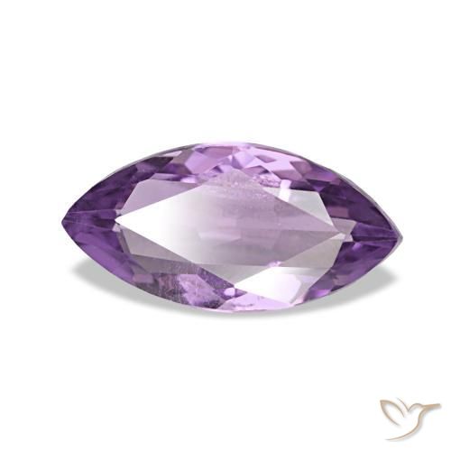 Ametista Violeta Púrpura Natural 1.00ct, Marquesa, VS