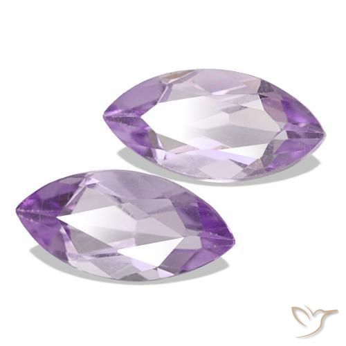 Pedras preciosas de ametista íris violeta natural de 2,03 ct, marquise, VS