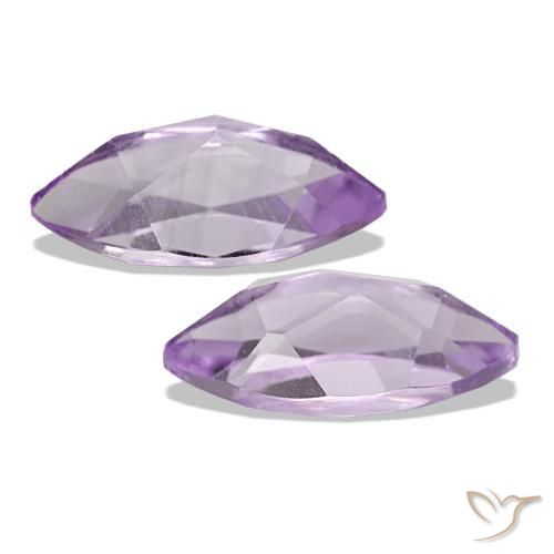 Pedras preciosas de ametista íris violeta natural de 2,03 ct, marquise, VS