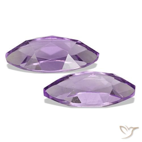 Pedras preciosas de Ametista Violeta Púrpura natural de 1.99 ct, Marquesa, VS