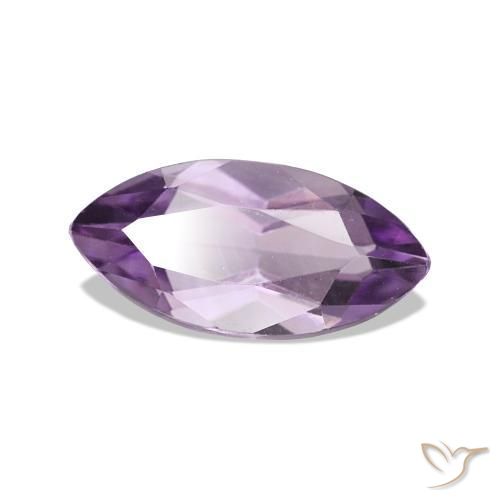 Ametista Violeta médio Natural 1.00ct, Marquesa, VVS