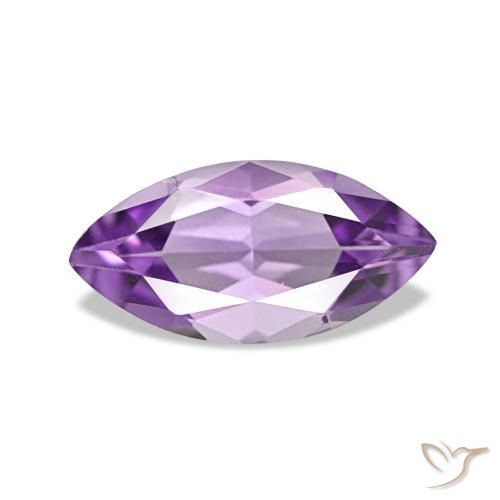 0.96ct Violeta Claro-Médio Ametista, Marquesa, VVS