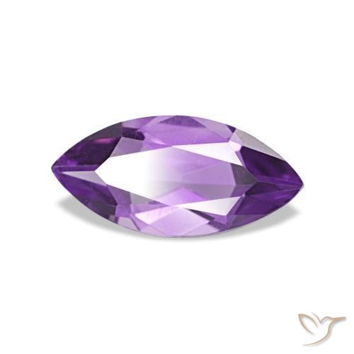 Ametista Violeta-rosa médio Natural 0.82ct, Marquesa, VVS