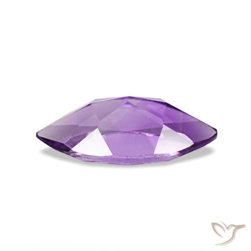 Ametista Violeta-rosa médio Natural 0.82ct, Marquesa, VVS
