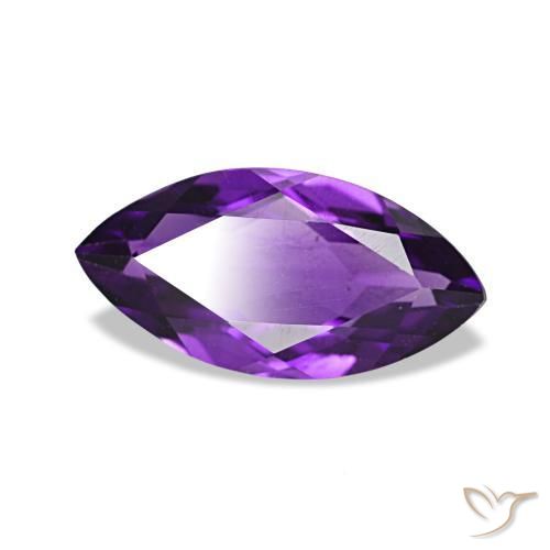 Ametista Violeta Vívido Natural 1.04ct, Marquesa, VVS