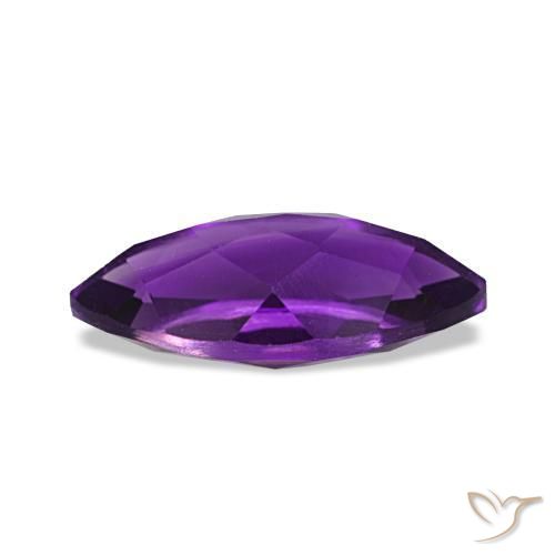 Ametista Violeta Vívido Natural 1.04ct, Marquesa, VVS