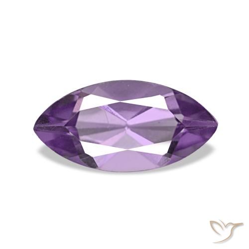 Ametista Violeta Vívido Natural 1.04ct, Marquesa, VVS