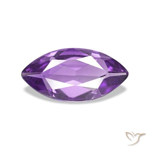 Ametista Violeta médio Natural 0.68ct, Marquesa, VVS