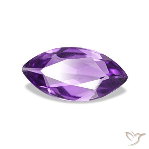 Ametista Violeta médio Natural 0.68ct, Marquesa, VVS
