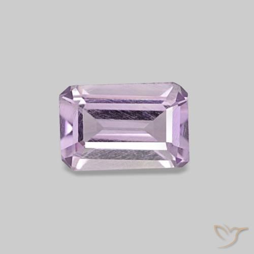 0.49ct violeta ametista, corte esmeralda, VS