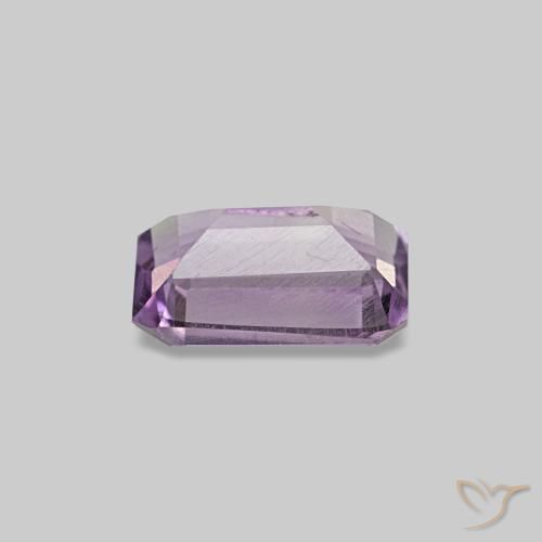 Ametista violeta natural 0,49ct, corte esmeralda, VS