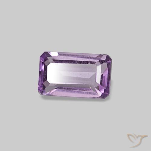 Ametista Violeta Claro-Médio Natural 0.29ct, Corte Esmeralda, VS