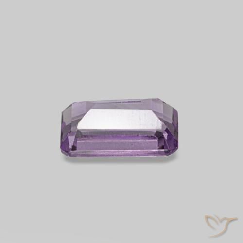 Ametista Violeta Claro-Médio Natural 0.29ct, Corte Esmeralda, VS